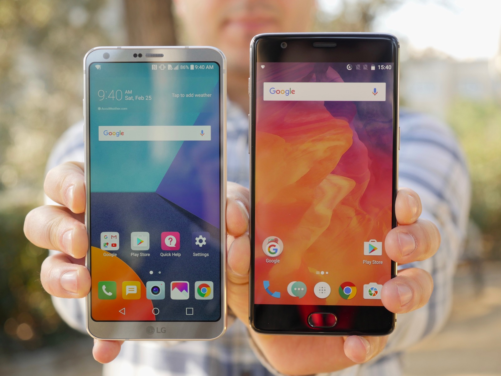 Find out the main differences between LG G6 and the OnePlus 3T